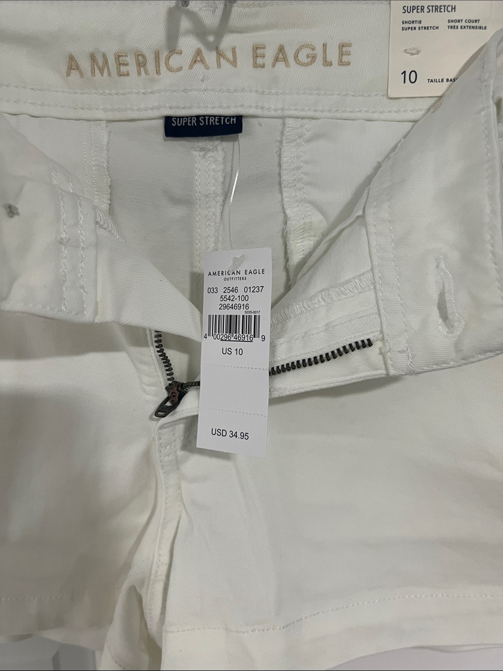 American Eagle Outfitters White Women's Shorts - Picture 2 of 3